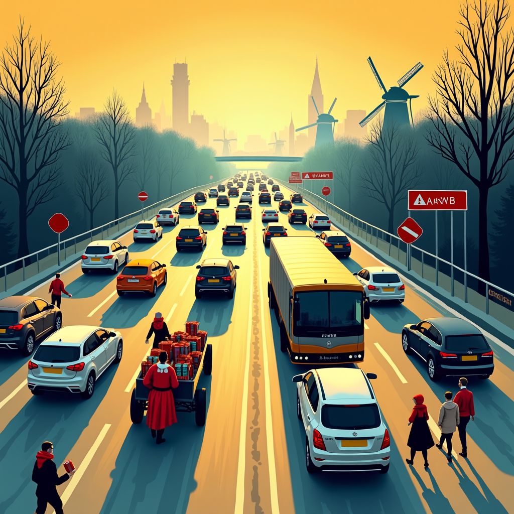 Vrijdag 5 december: de weg wordt een kluwen vanwege Sinterklaas