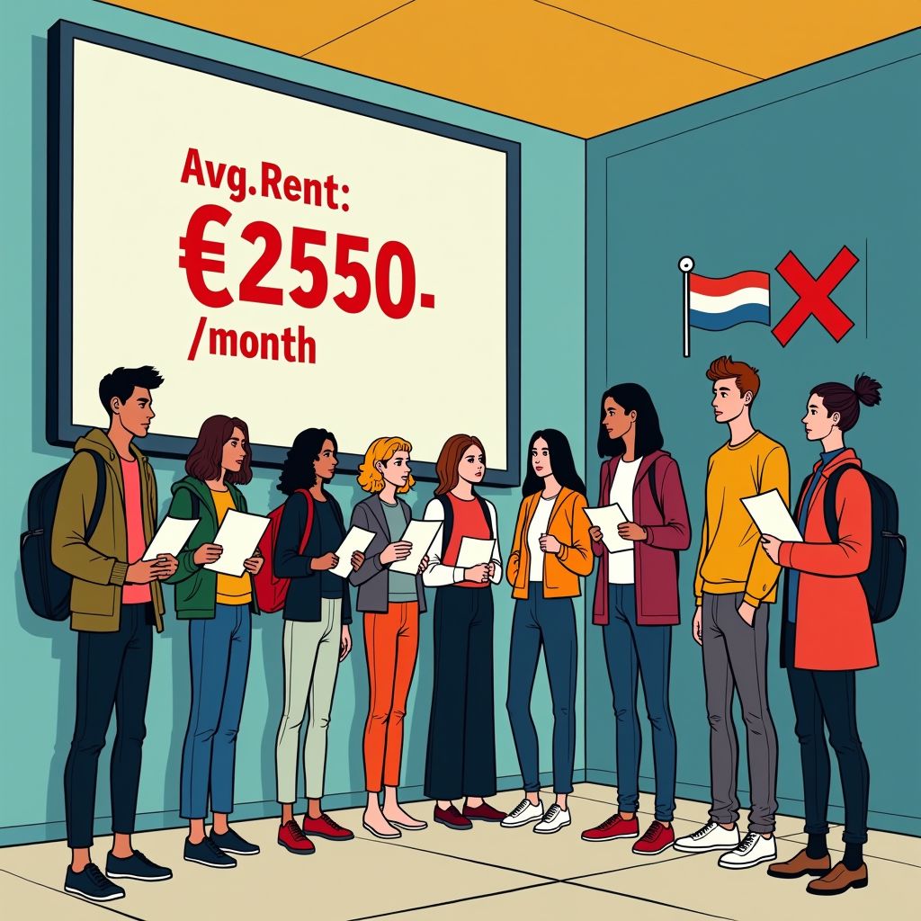Bijna de helft van de jongeren in Nederland vreest nooit een betaalbare huurwoning te vinden