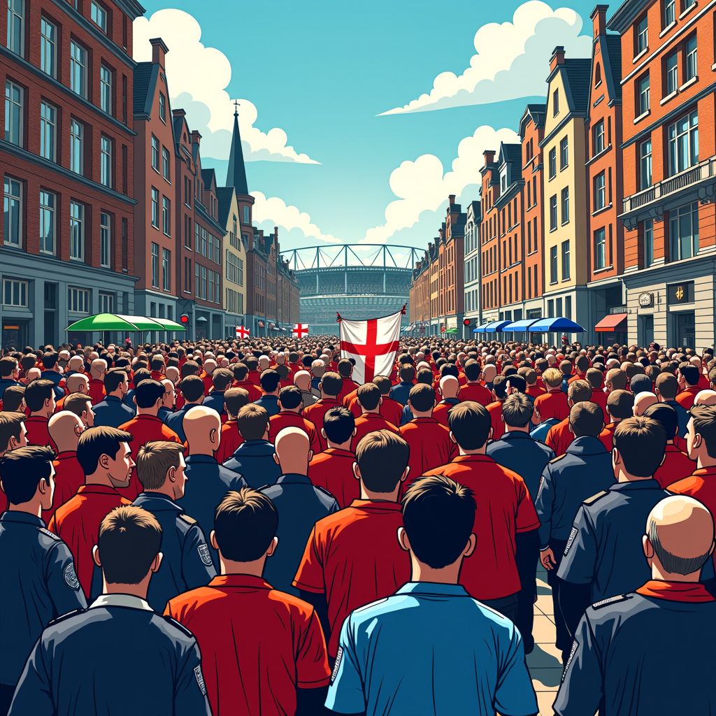 Honderden Engelse fans zonder kaartje op weg naar Utrecht voor Europa League wedstrijd