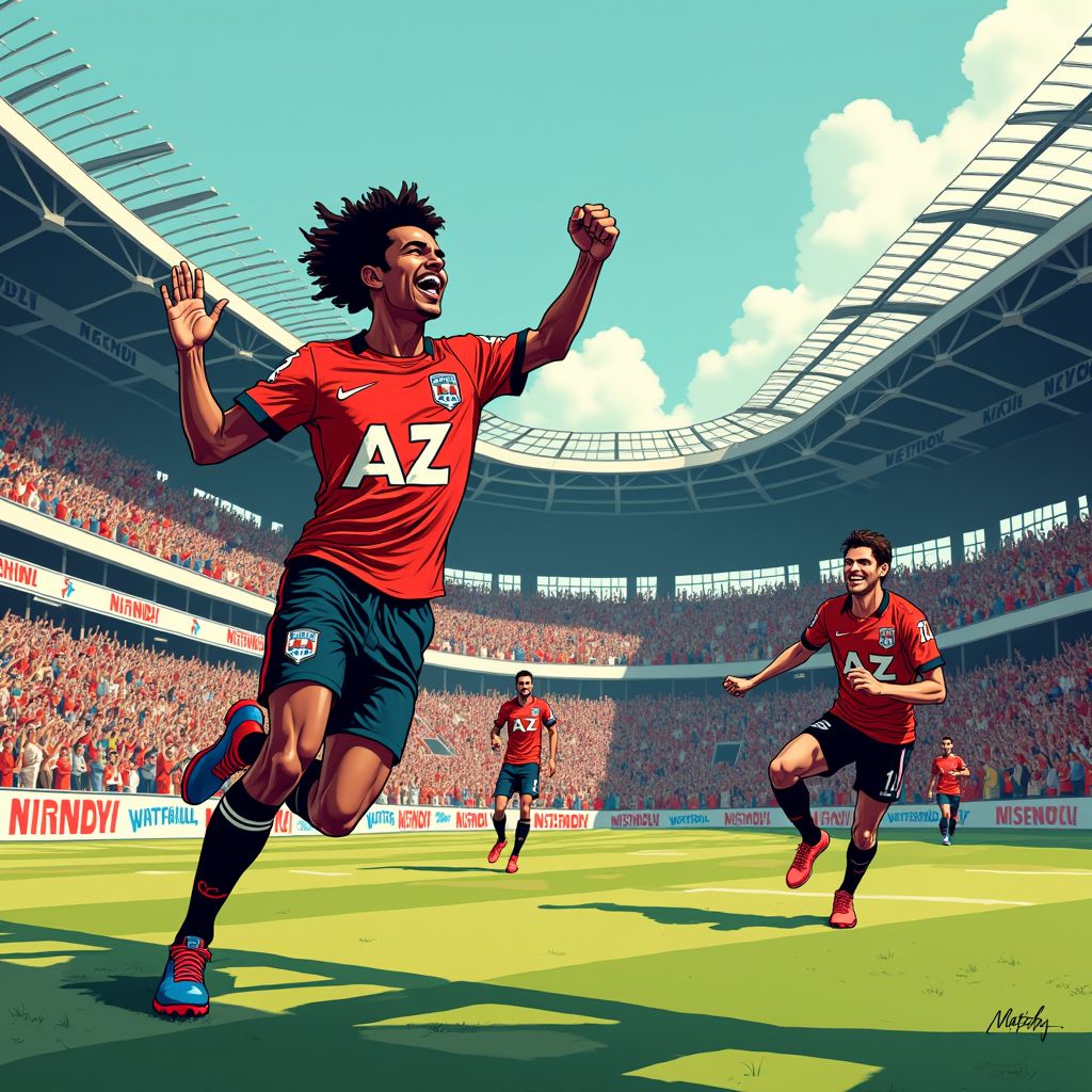 AZ verslaat PEC Zwolle met een laatste doelpunt en gaat door naar de kwartfinale van de KNVB Beker